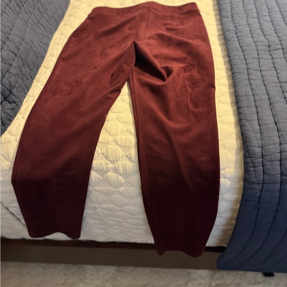 Chico's Burgundy Straight Leg Pants